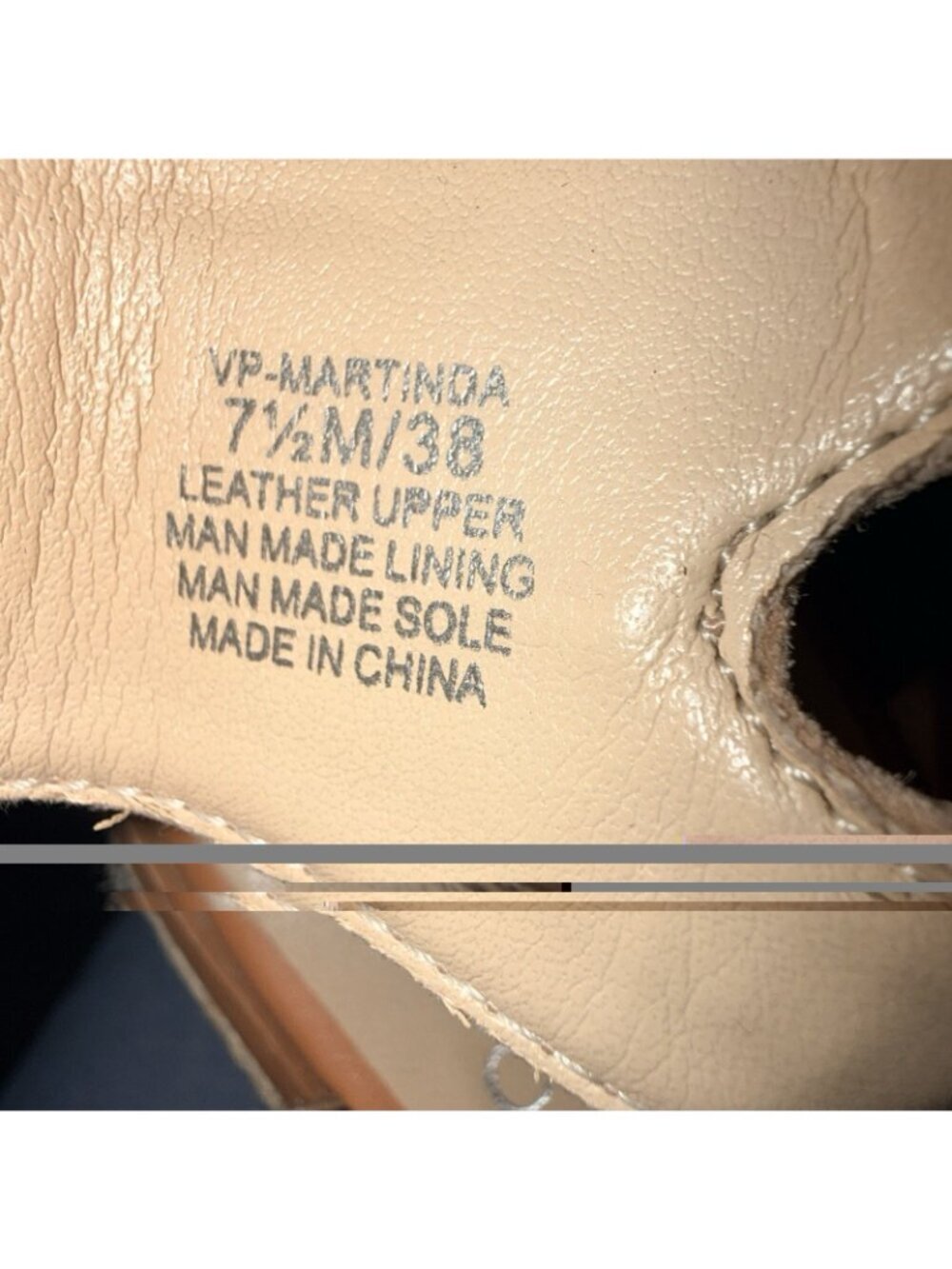 Vince Camuto Martinda Tan Leather Platform Espadrille Sandals Size 7.5 - Picture 7 of 8